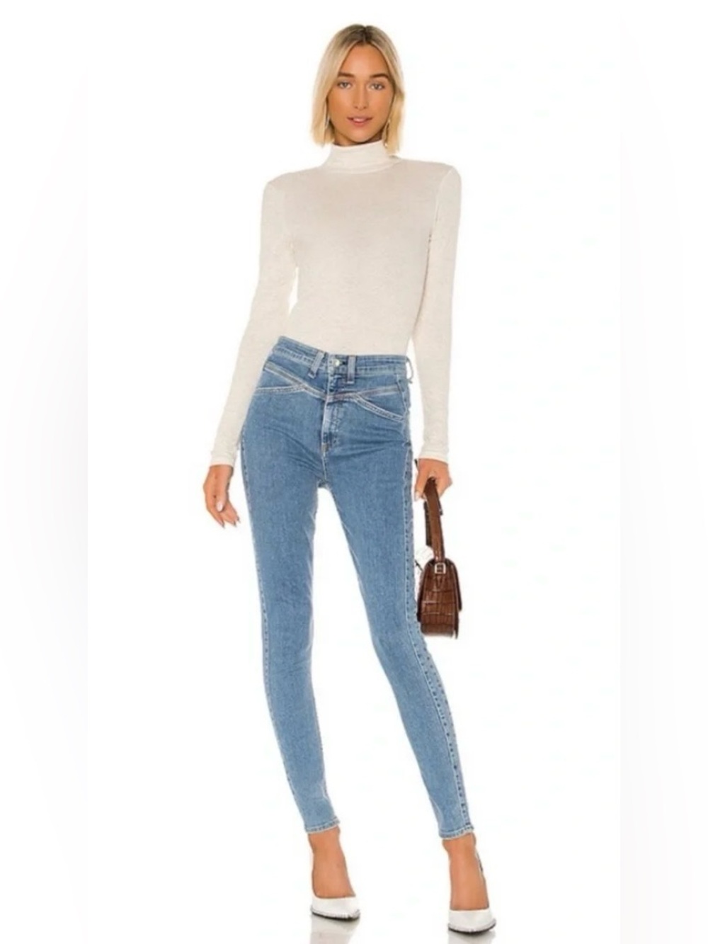 RAG & BONE REVOLVE Jane Super High Rise Skinny in Montana NWT Size 23
